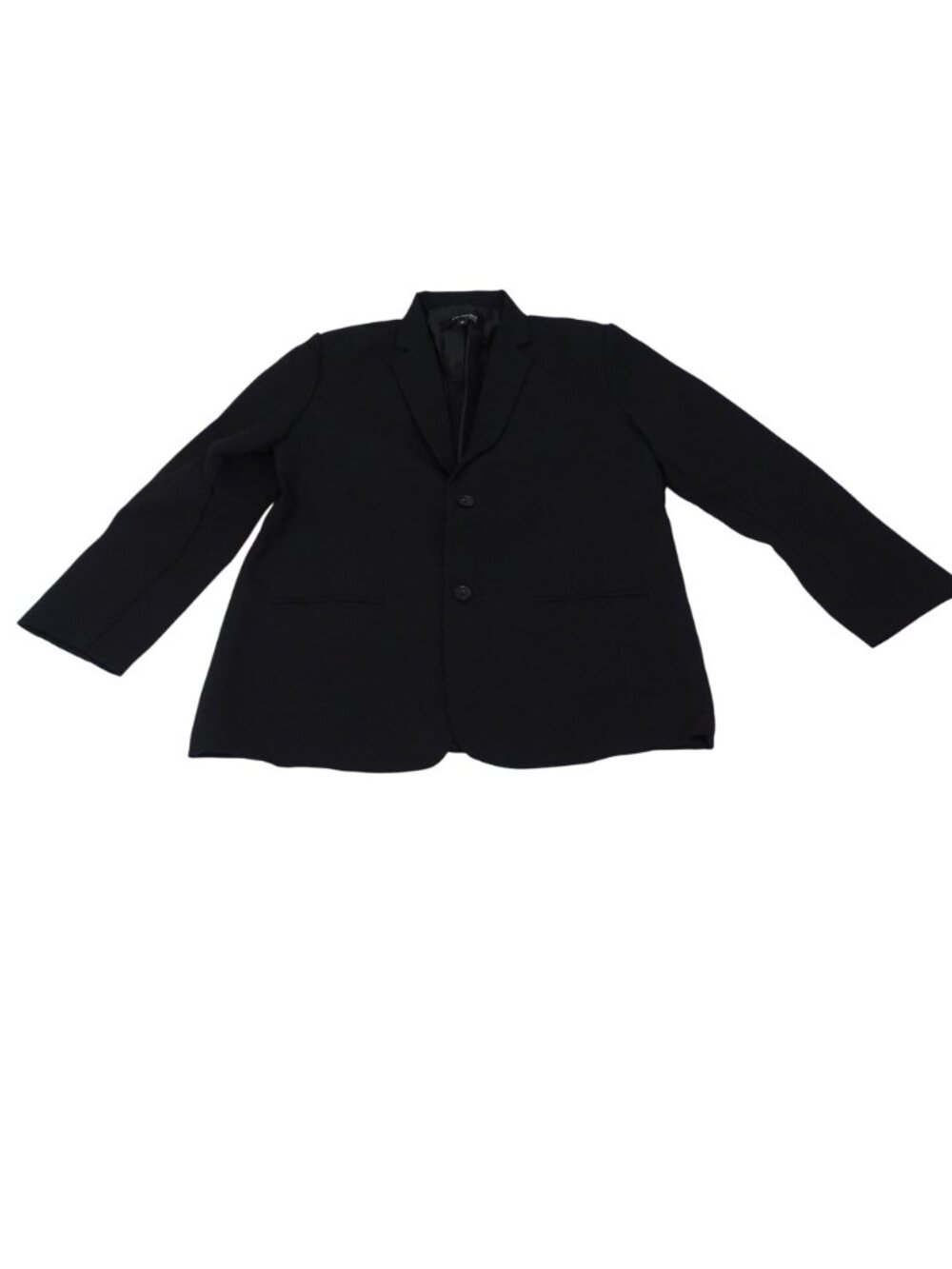 Gino Giovanni Black Blazer Jacket Boys Size 10 Long Sleeve 2-Button Formal Party - Picture 2 of 9